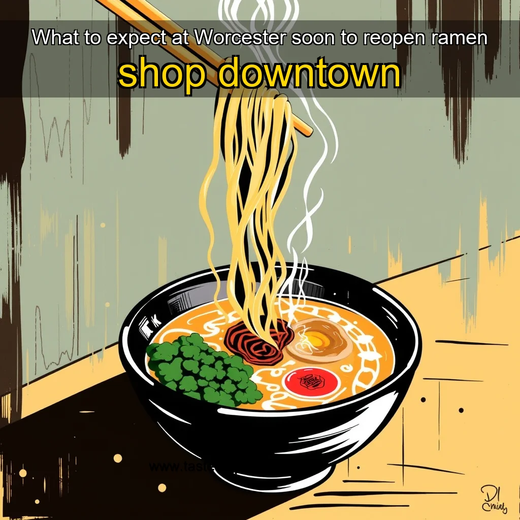 You are currently viewing What to expect at Worcester soon  to  reopen ramen shop downtown