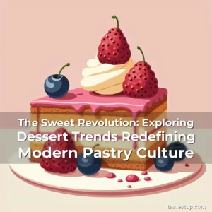 Read more about the article The Sweet Revolution: Exploring Dessert Trends Redefining Modern Pastry Culture