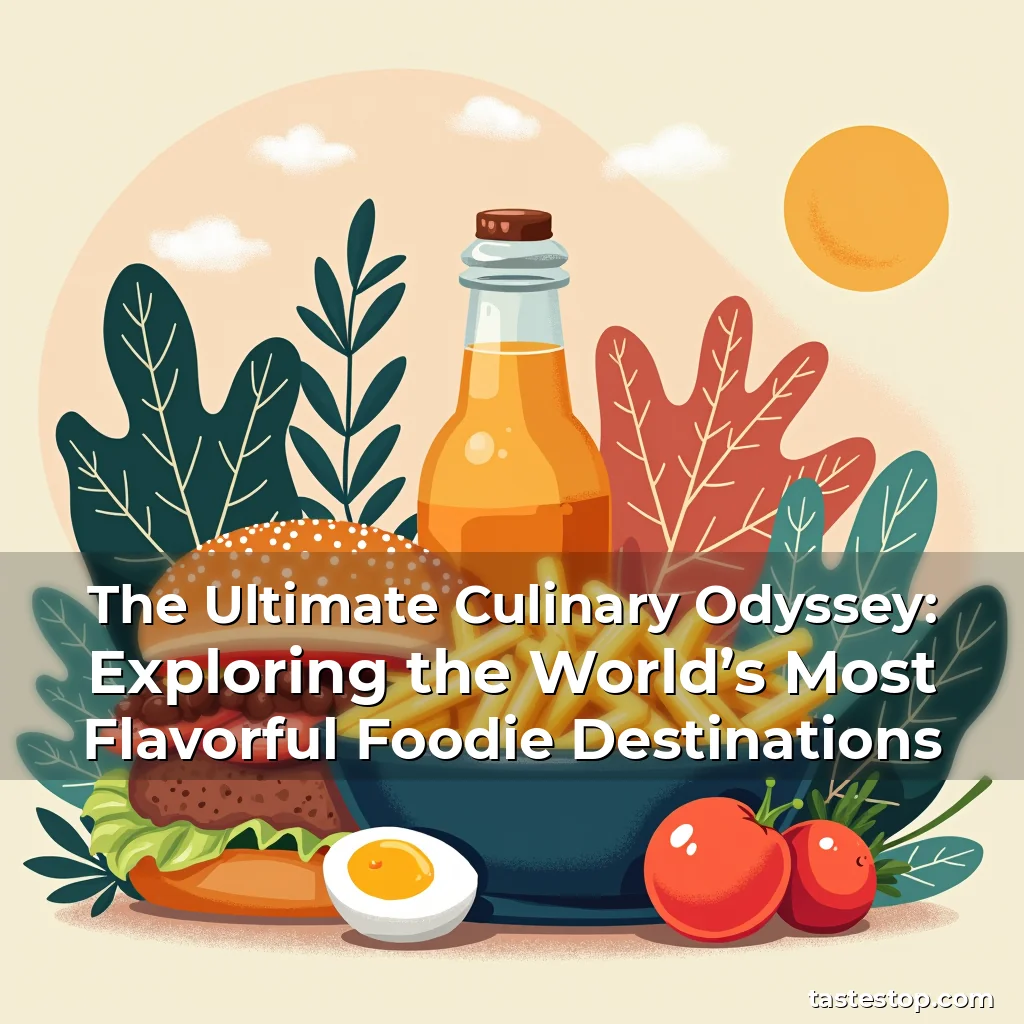 Read more about the article The Ultimate Culinary Odyssey: Exploring the World’s Most Flavorful Foodie Destinations